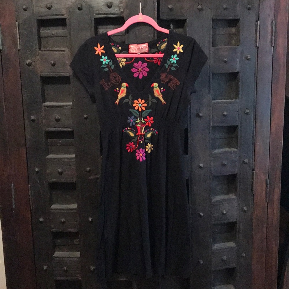 Black and floral JWLA Love Dress